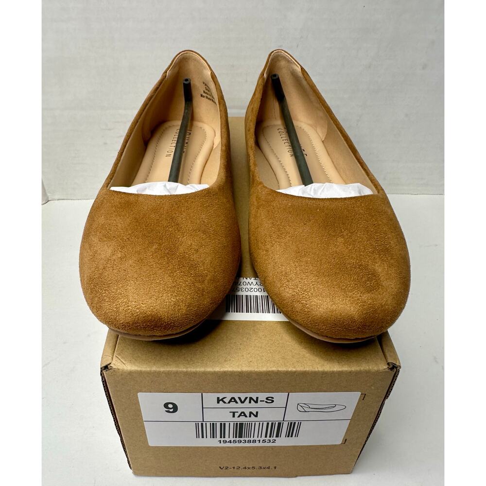 Journee Collection Women's Comfort Ballet Kavn Flats Tan Size 9 NEW